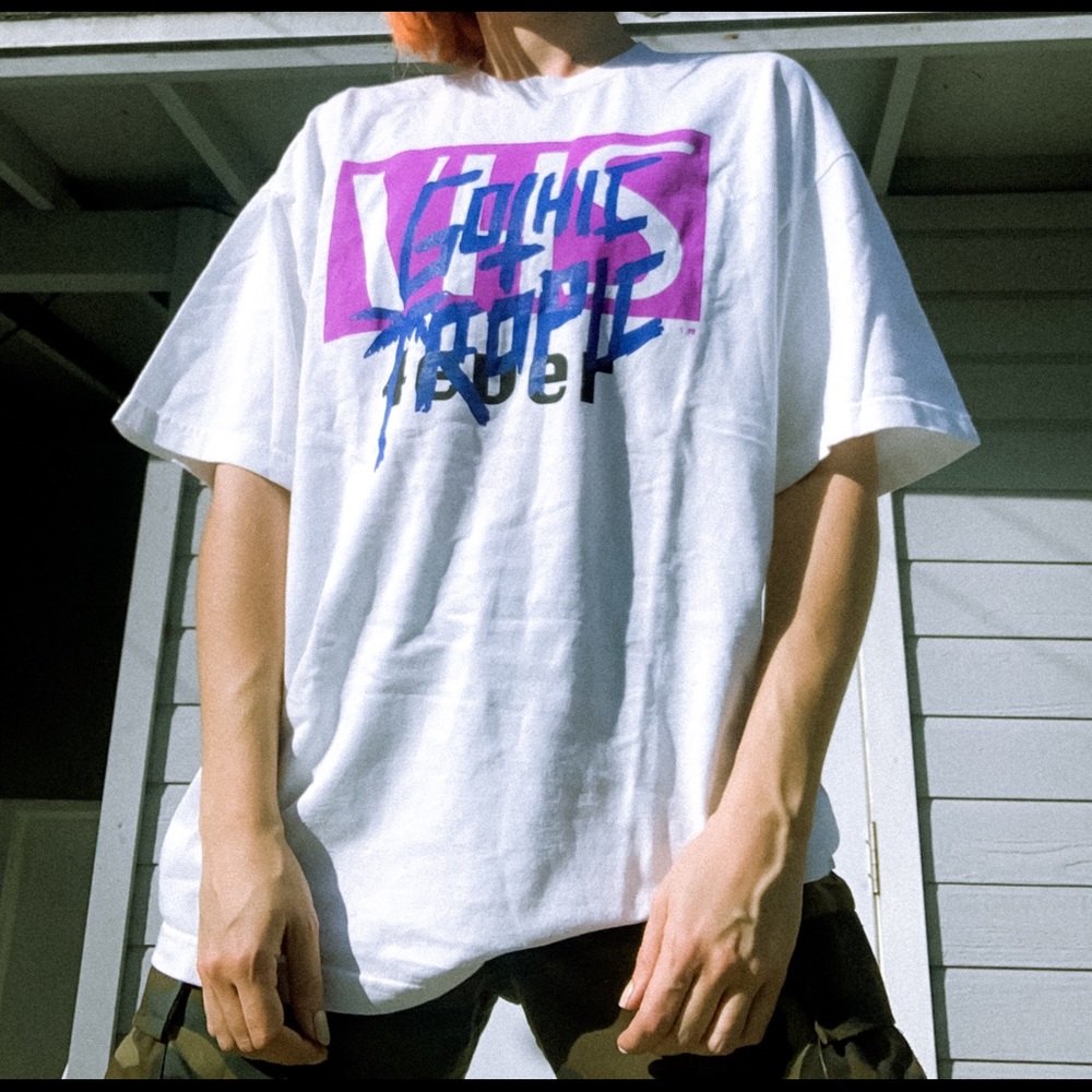 Skim Milk x Gothic Tropic collab unisex tee